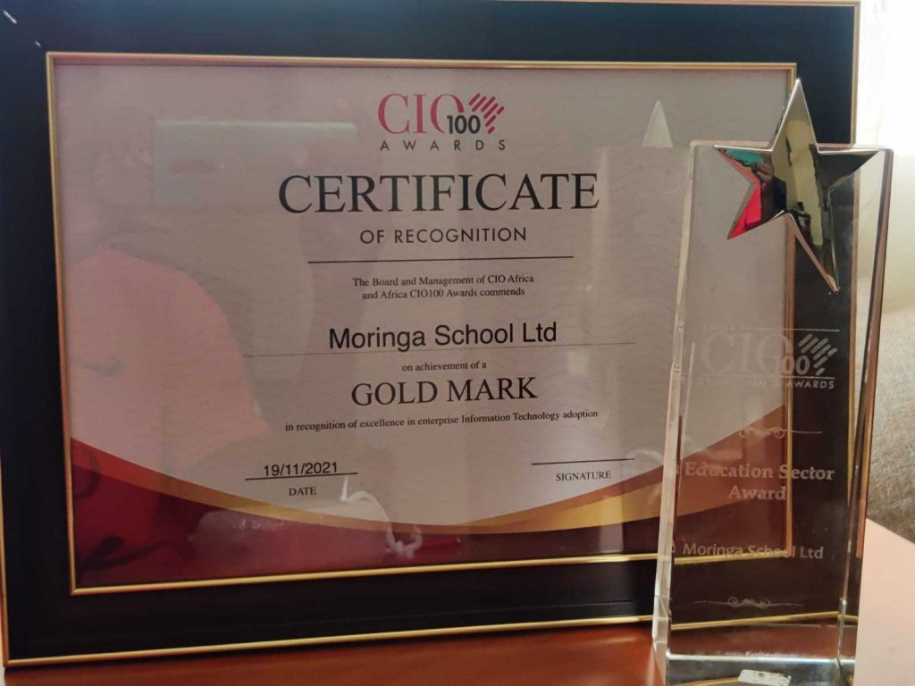 Moringa School + CIO100 Awards 2021